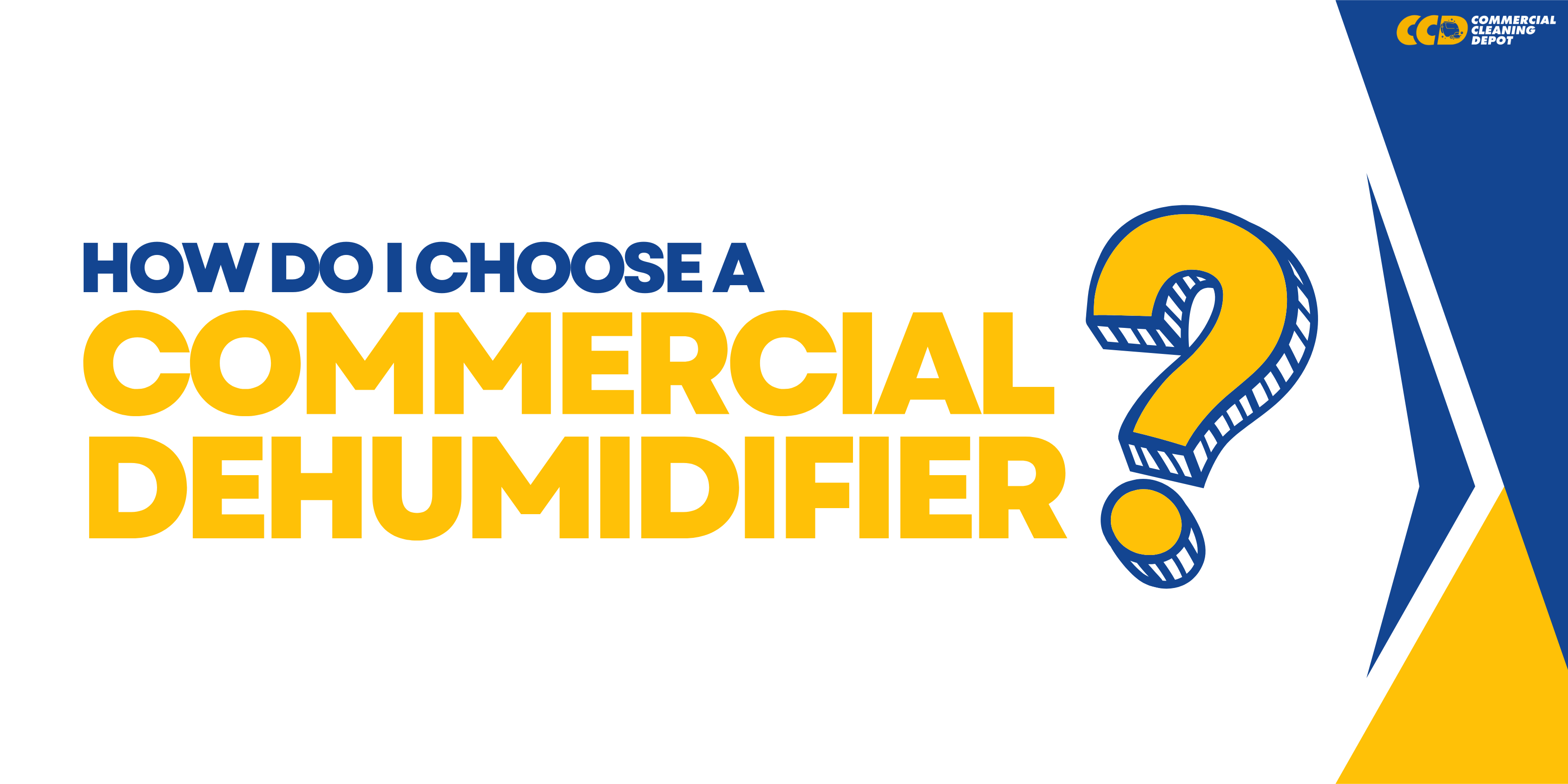 how do i choose a commercial dehumidifier