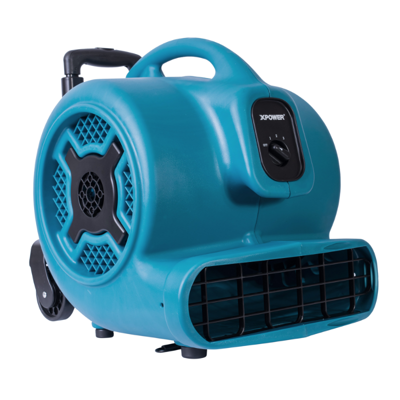 XPOWER P-830H 3600 CFM 3 Speed Centrifugal Air Mover w/ Handle, Wheels XPOWER P-830H 3600 CFM 3 Speed Centrifugal Air Mover w/ Handle, Wheels
