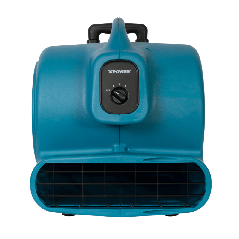 p-800h blue air mover front view