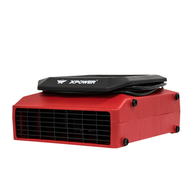 pl 700a red low profile air mover right angle view