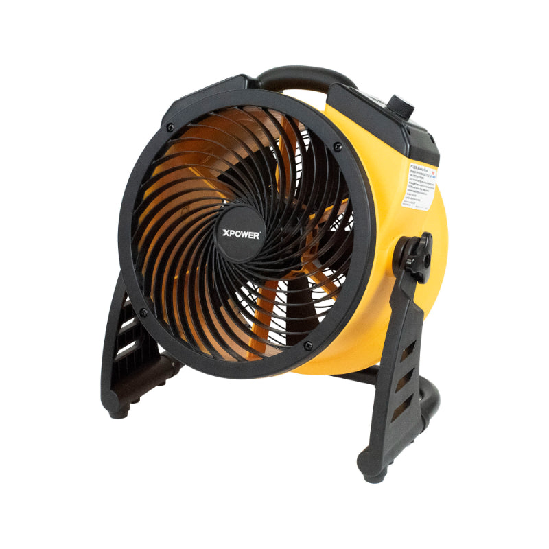 fc-125b air circulator utility floor fan right angle view