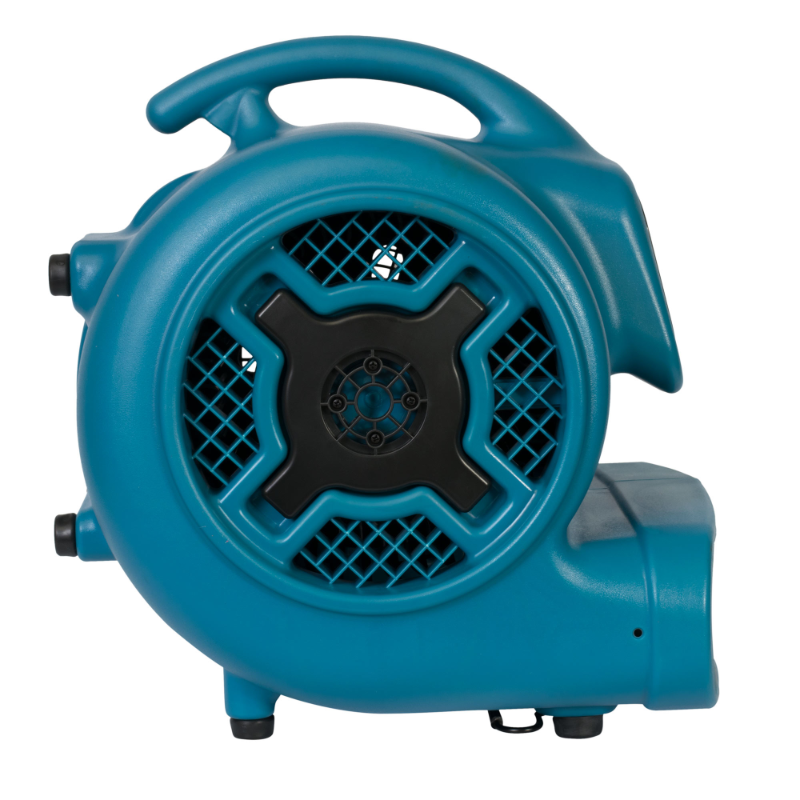 p-800 blue air mover left side view