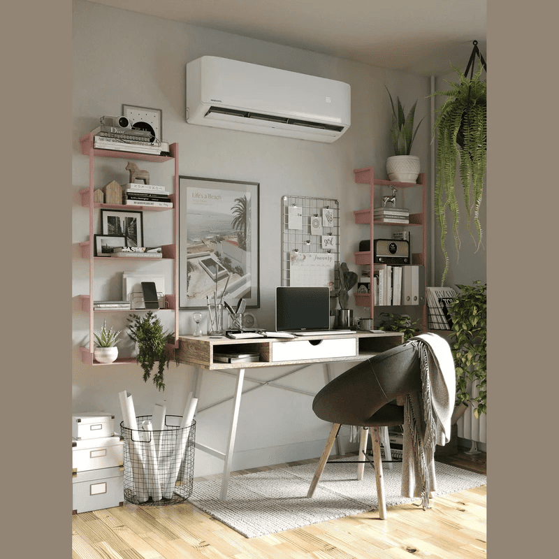 MRCOOL DIY mini split air handler home office installation wall mounted ductless
