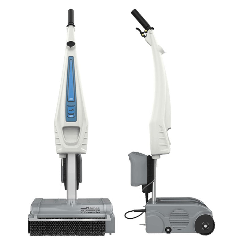 Namco Floorwash 5000 Battery Operated Multi-Surface Floor Scrubber, 14" Cleaning Width