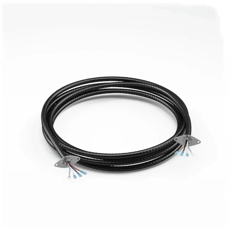 black insulated communication wire control cable mini split HVAC system
