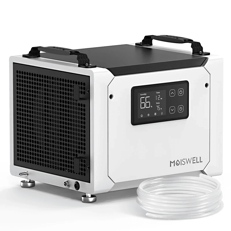 MOISWELL Defender ME-7S Commercial Dehumidifier with drain hose