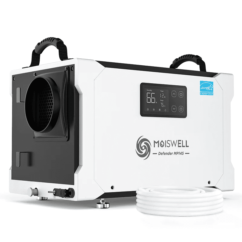 MOISWELL Defender MP145 Commercial Dehumidifier with drain hose
