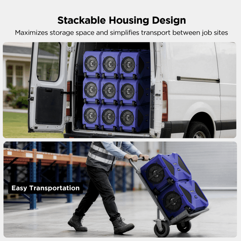 MOISWELL Master RD200 stackable commercial dehumidifier