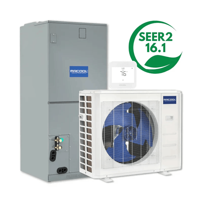mrcool versapro 3 ton central ducted heat pump system