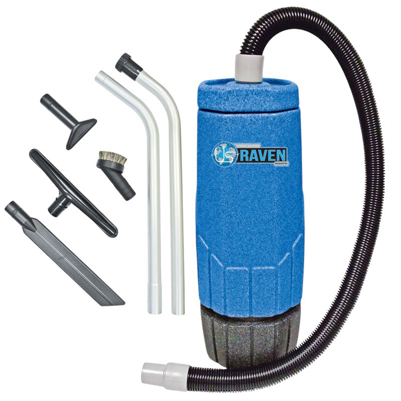 Sandia 70-4001 HEPA Raven 6-Quart Backpack Vacuum With 5 pc. Standard Tool Kits