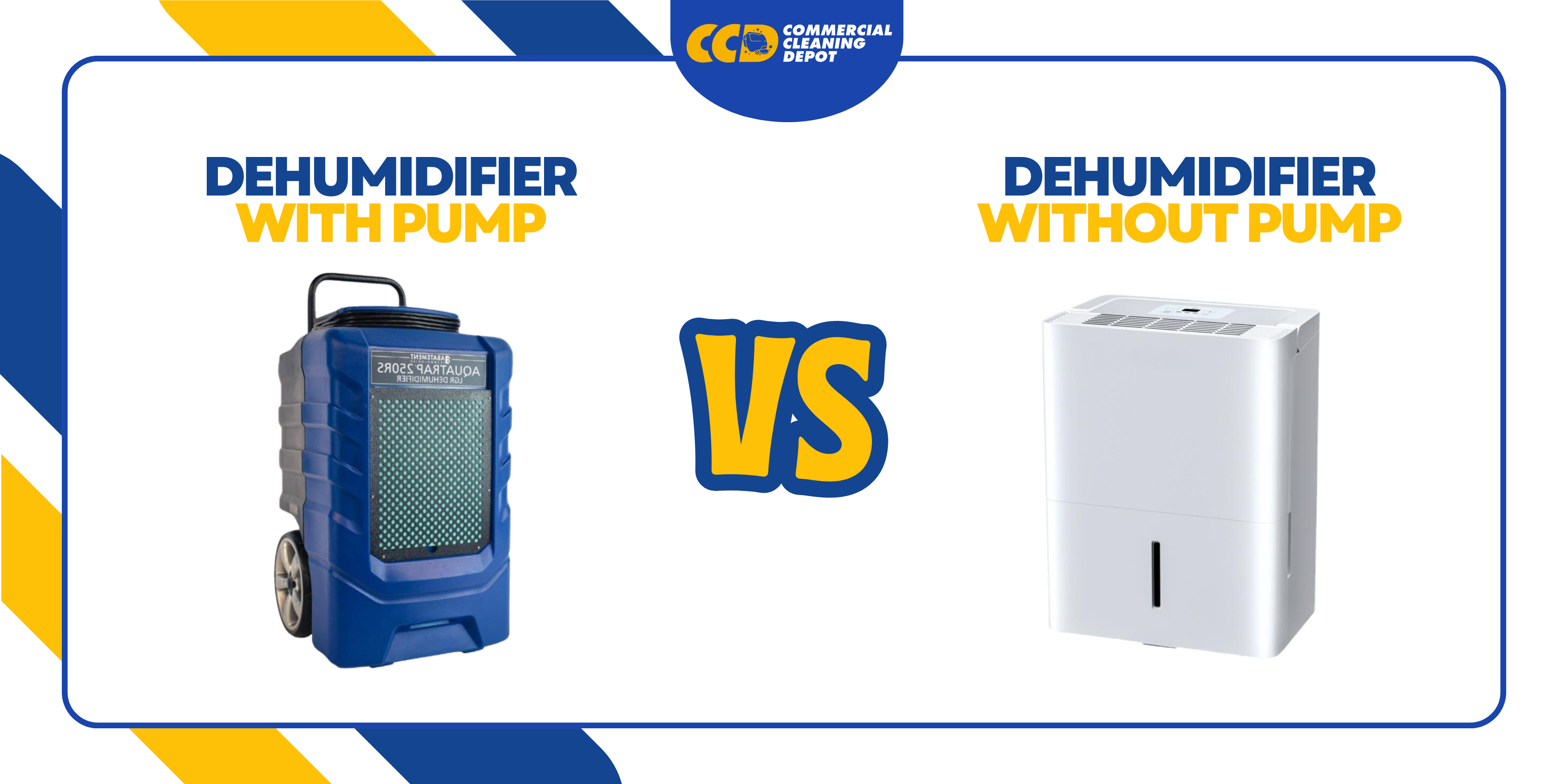 Dehumidifier with Pump vs Without Pump