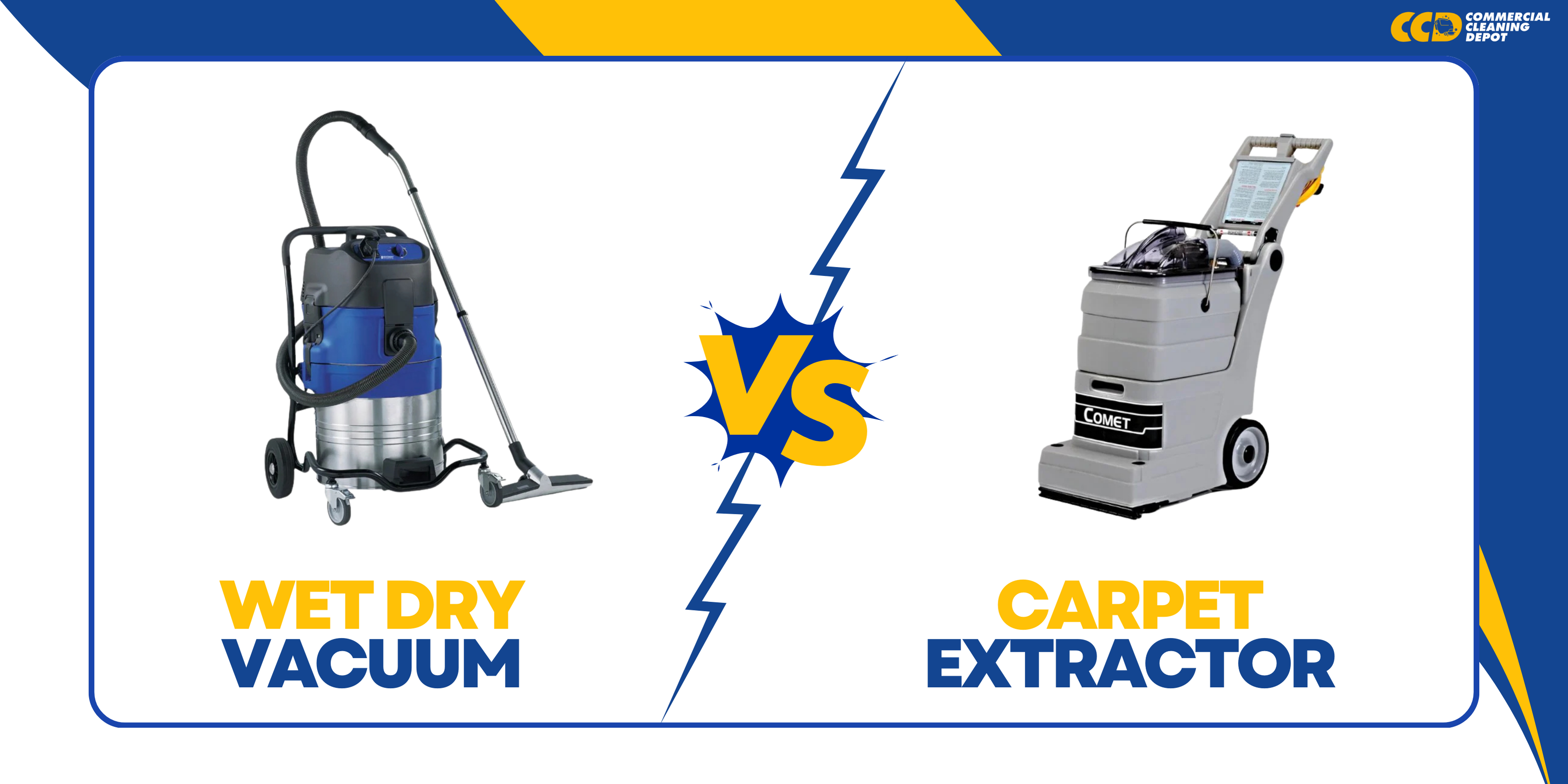 Wet Dry Vacuum vs Extractor