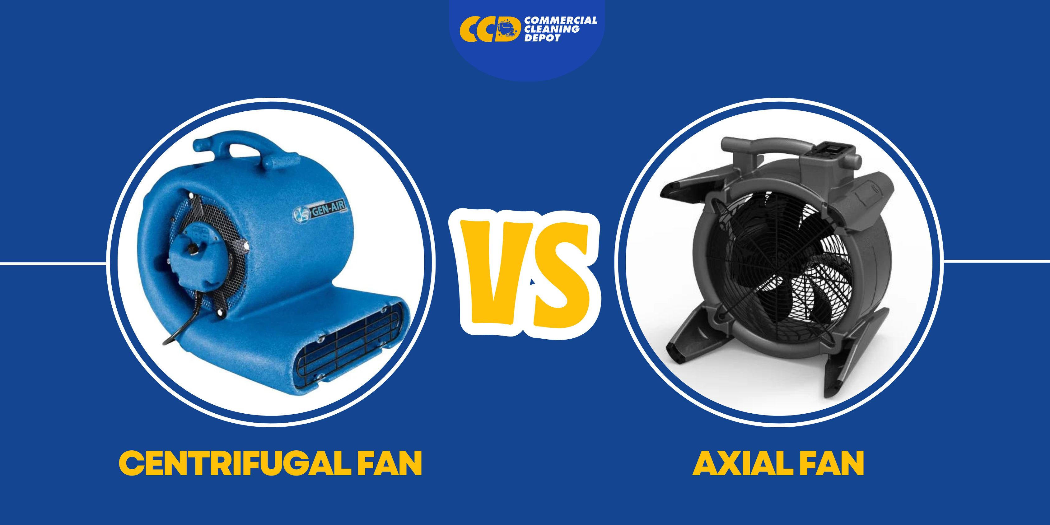 Centrifugal Fans vs Axial Fans