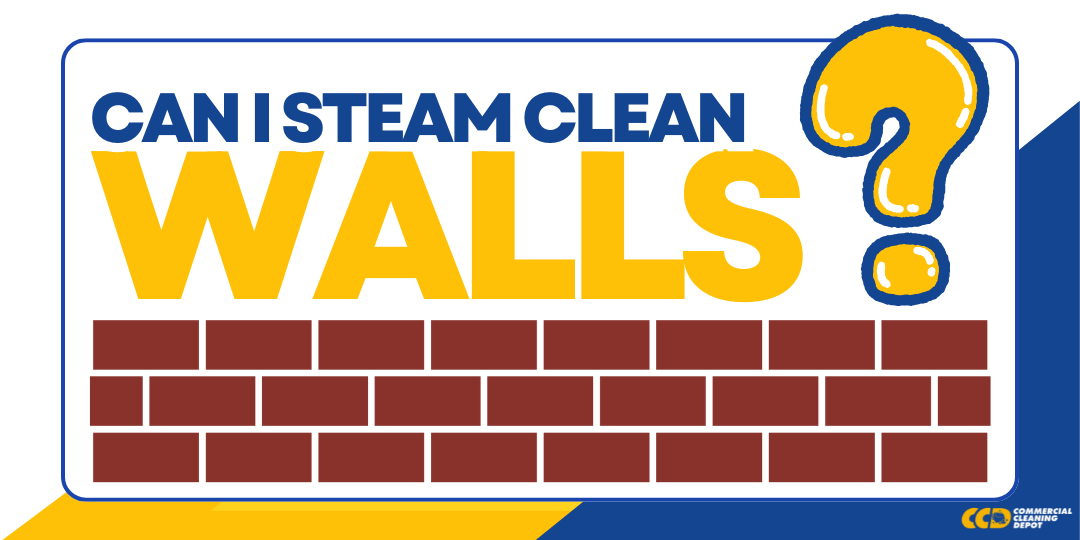 can i steam clean walls