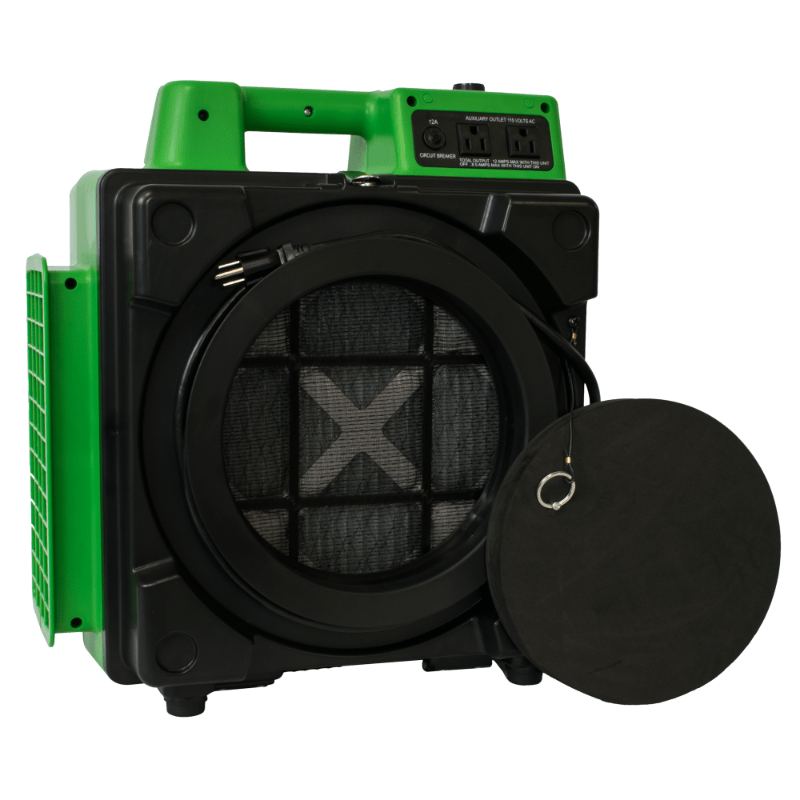 x-2480a green hepa air scrubber main imag