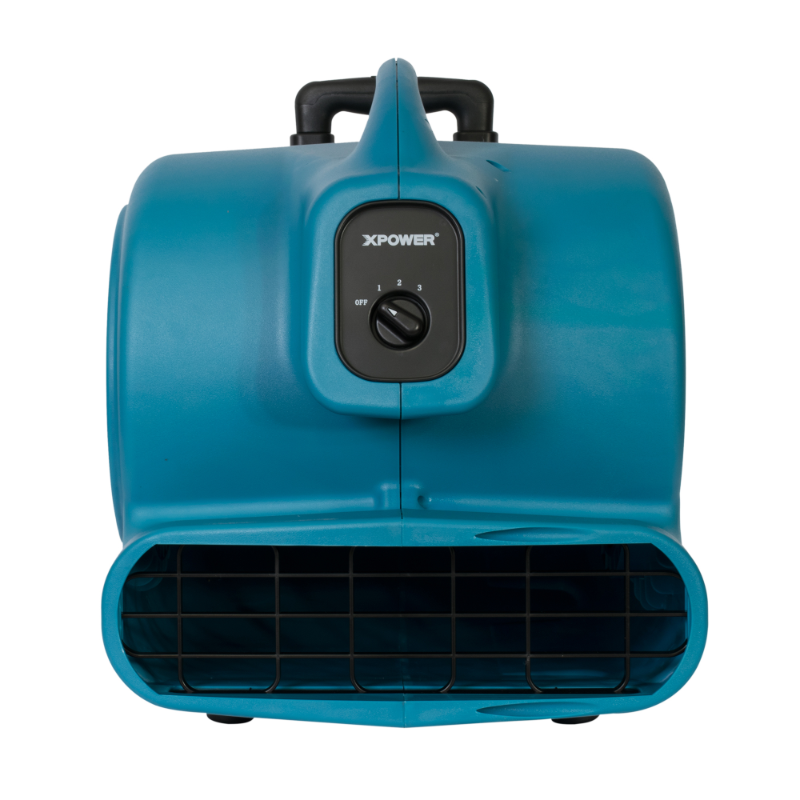 p-800h blue air mover front view