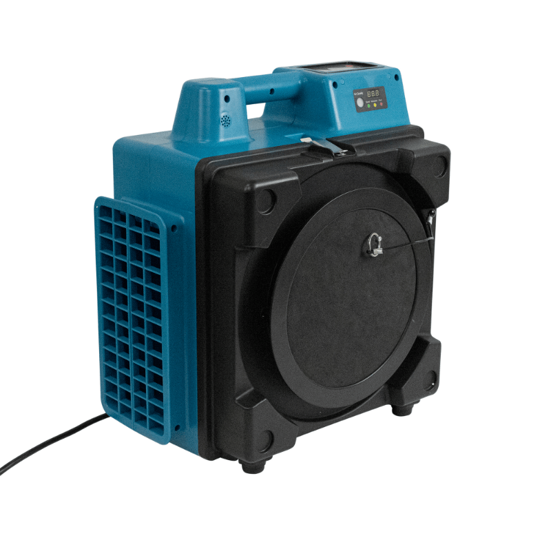 X-2700 mini air scrubber left angle view 