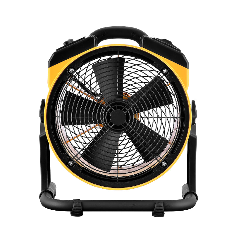 fc-125b air circulator utility floor fan back view