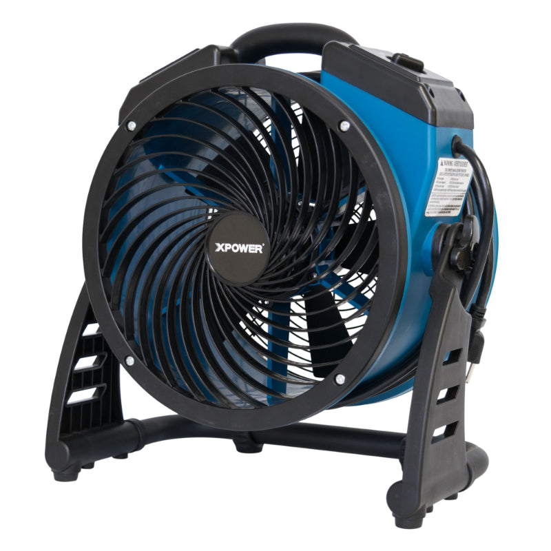 p-21ar axial air mover fan right angle view