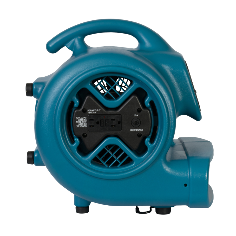 p-600a blue air mover left side view