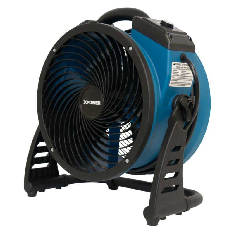 p-26ar axial air mover fan right angle view