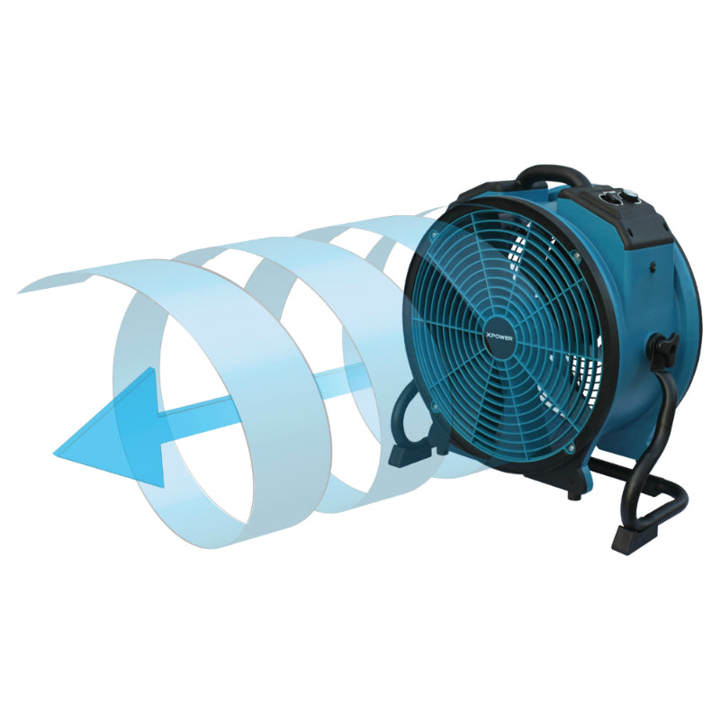 x-47atr axial air mover fan air flow