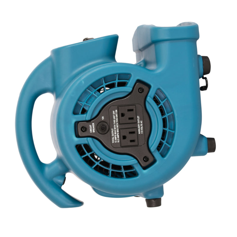 p-80a blue mini mighty air mover 90 degrees