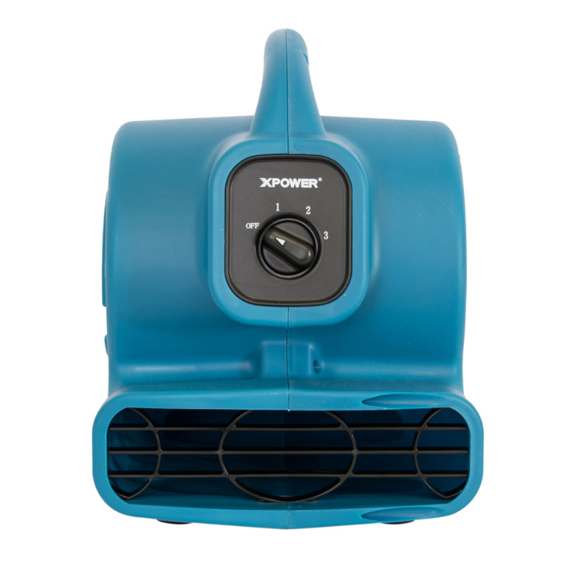 p-80a blue mini mighty air mover front view