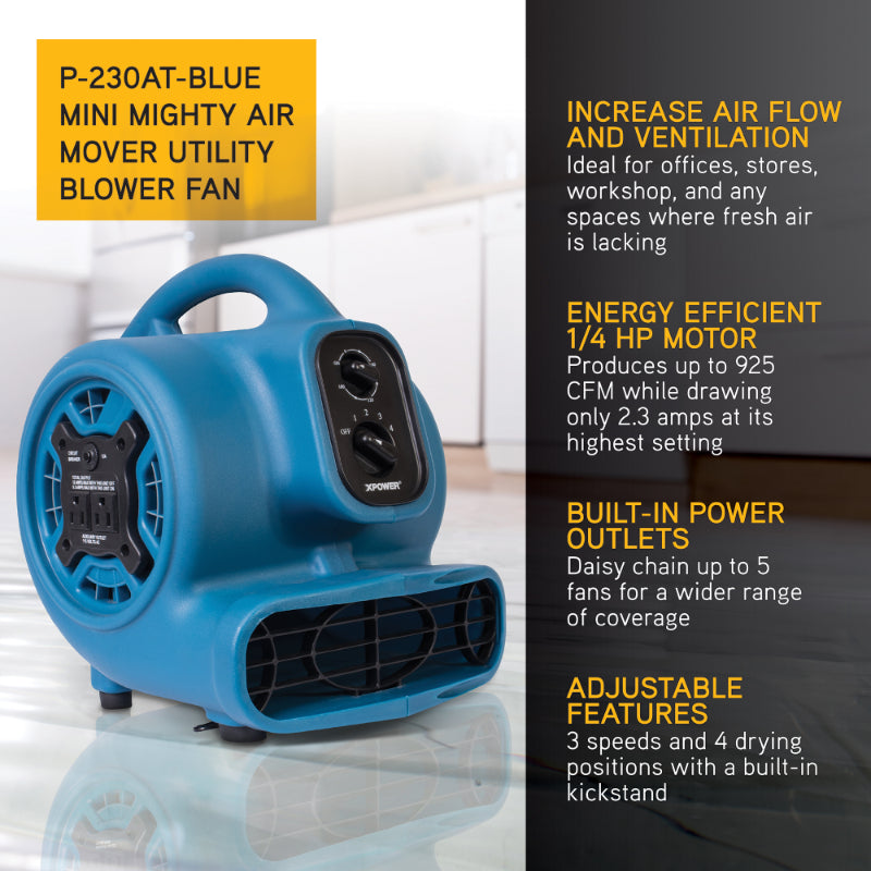 p -230at blue mini mighty air mover infographic 1