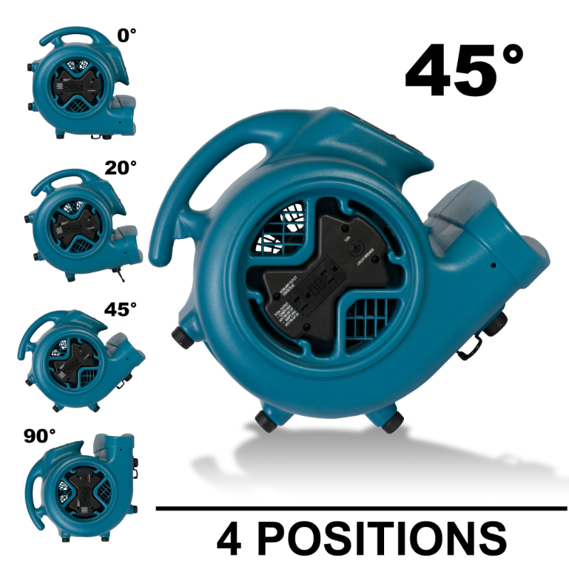 p-600a blue air mover 4 positions