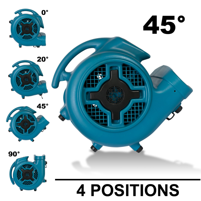 p-800 blue air mover 4 positions