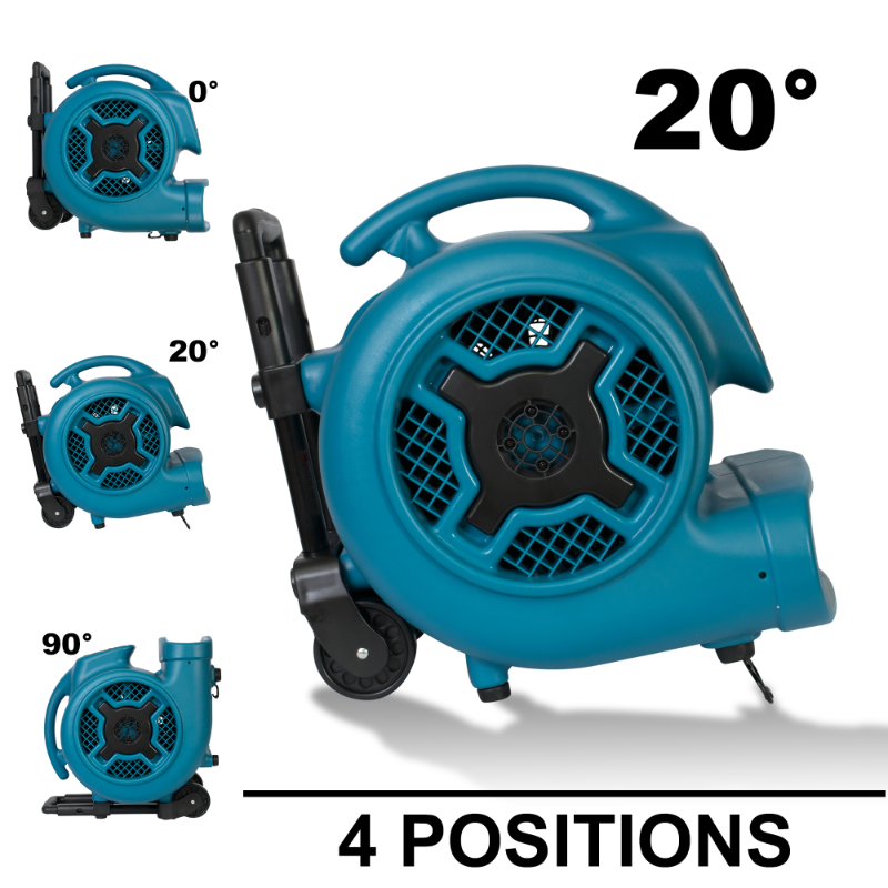 p-800h blue air mover 3 positions