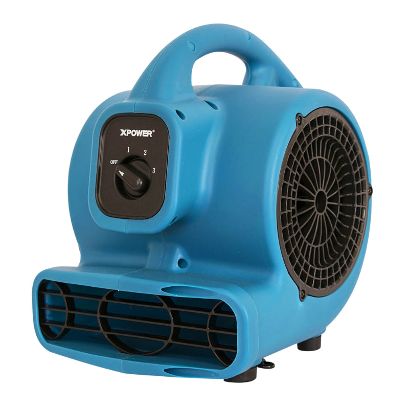 p-80a blue mini mighty air mover right angle view