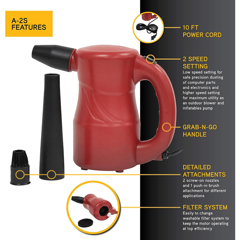 a-2s-red electric air duster blower infographic1