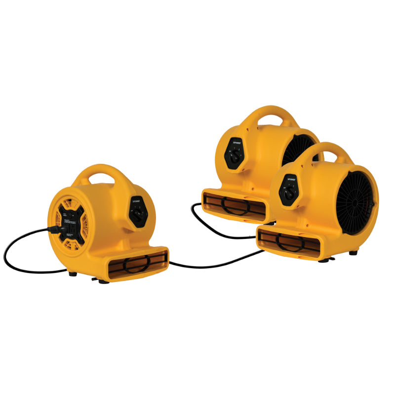 p-130a mini mighty air mover daisy chain