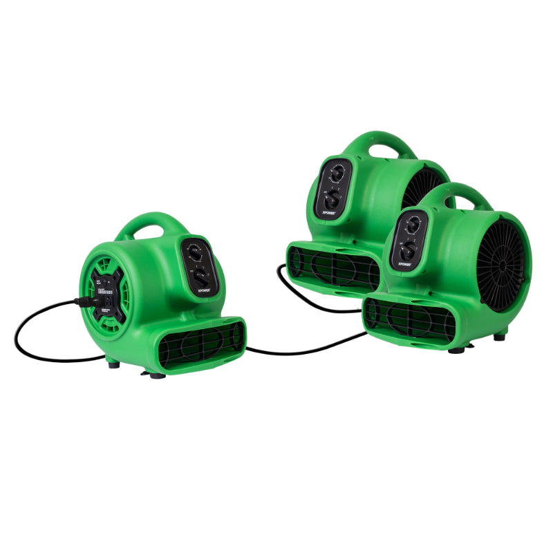 p-230at green mini mighty air mover daisy chain