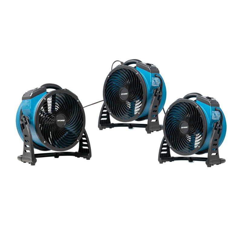 fc-250ad air circulator utility floor fan daisy chain