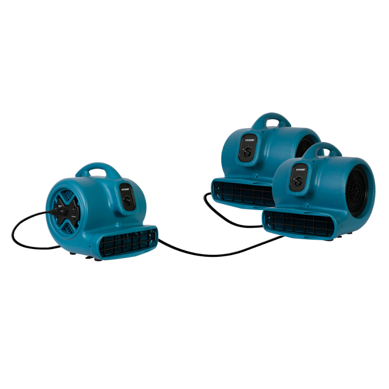 p-600a blue air mover daisy chain