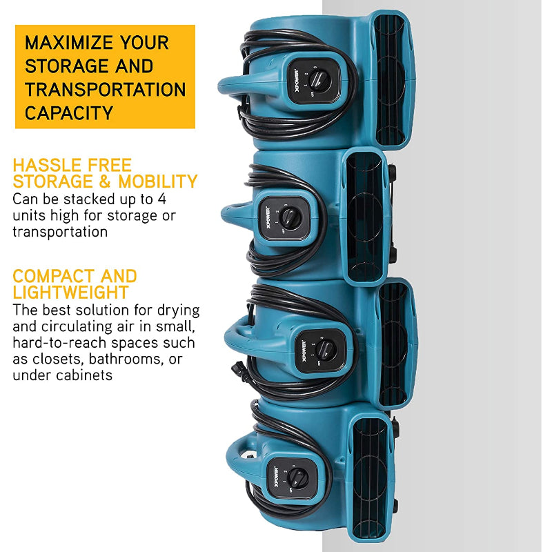 p-80a blue mini mighty air mover infographic 3