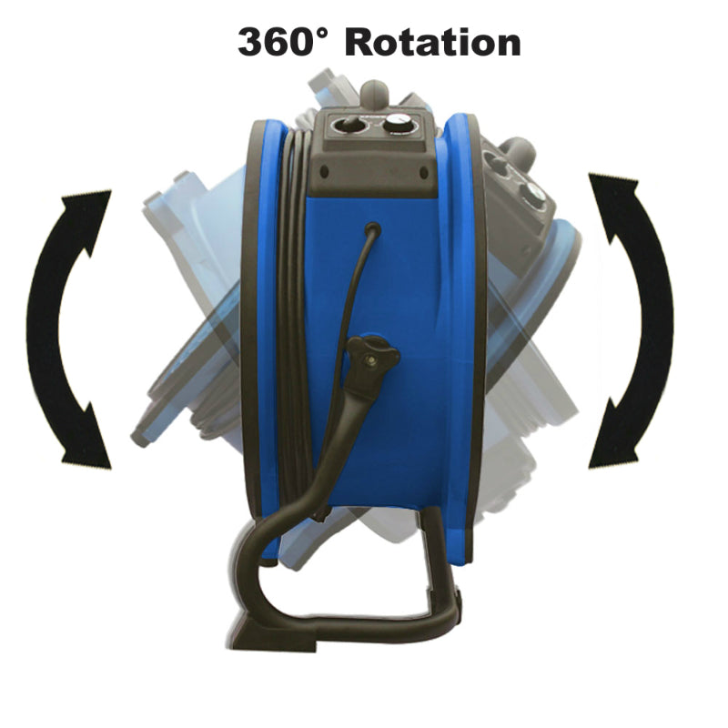 x-35ar high temperature axial air mover fan 360 degree rotation