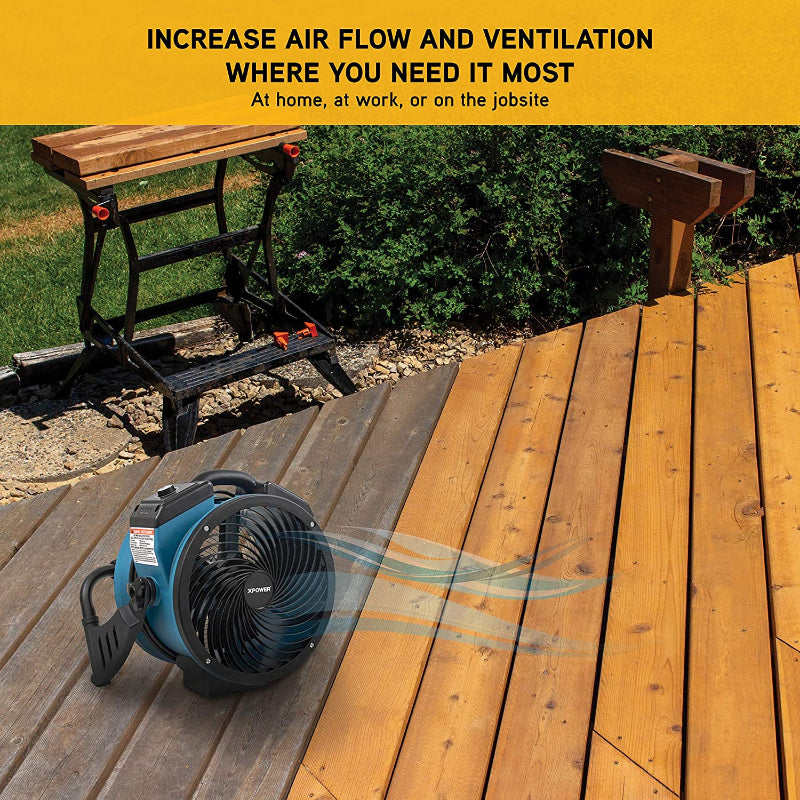 fc-150b air circulator utility floor fan infographic 4