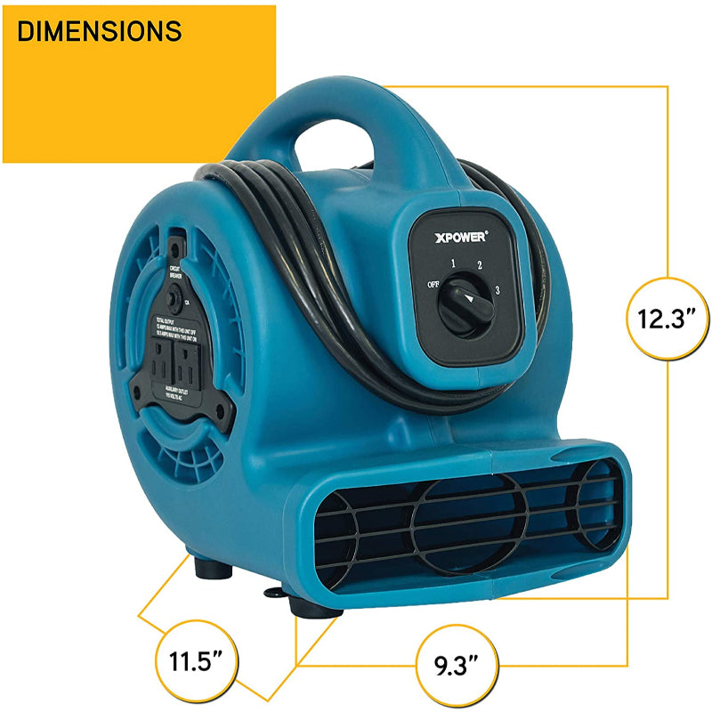 p-80a blue mini mighty air mover infographic 4