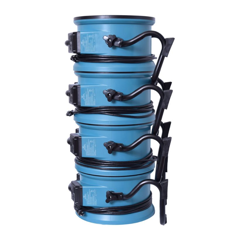 x-39ar blue axial air mover w power outlets stackable