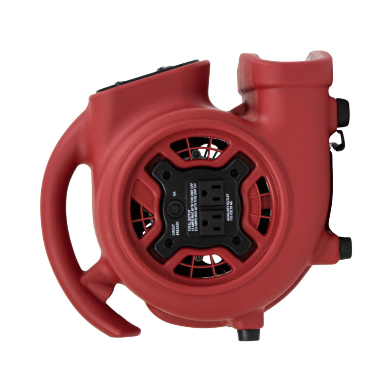 p-230at red mini mighty air mover 90 degrees