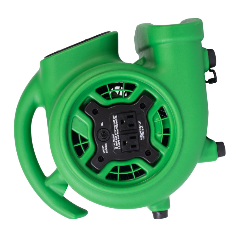 p-230at green mini mighty air mover 90 degrees