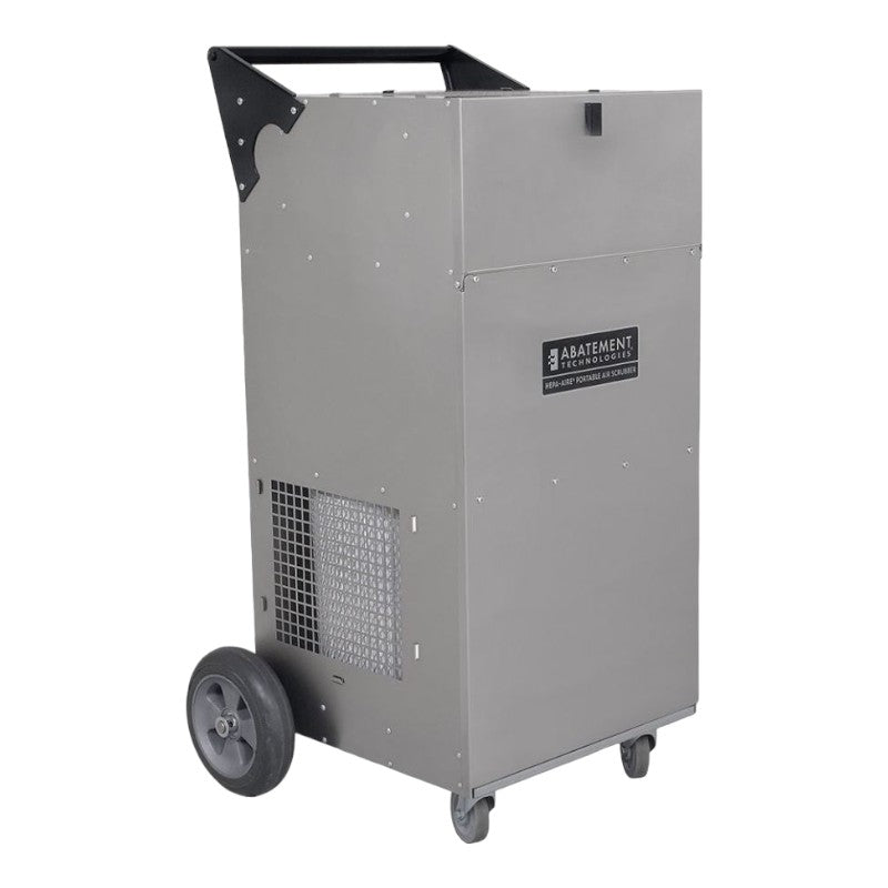 Abatement Technologies HEPA-AIRE PAS1200 Portable Air Scrubber with easy transport wheels and user-friendly controls