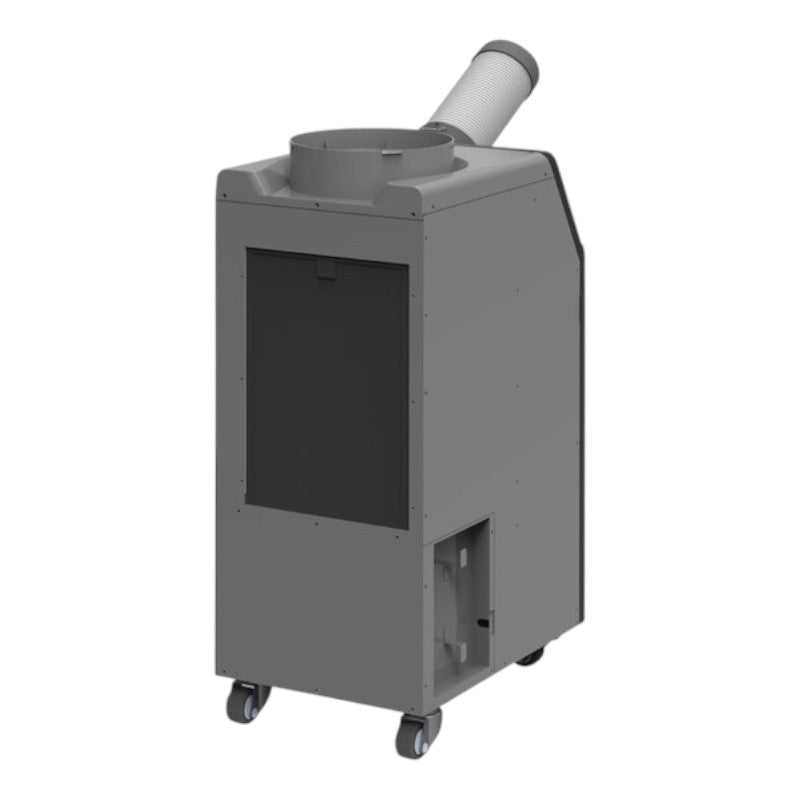 Airrex 12,000 BTU HSC-12R air conditioner with wheels for easy transport and installation.