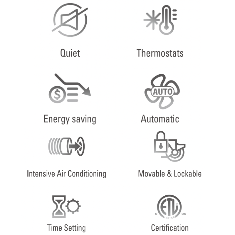 Airrex AHSC-14P 1.2-ton portable heat pump features