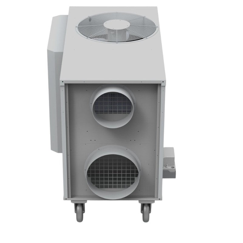 Airrex AHSC 60R 5 ton portable heat pump system with 220V 1ph 60Hz or 480V 3ph 60Hz for flexible use in industrial settings