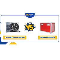 Crawl Space Fan vs Dehumidifier